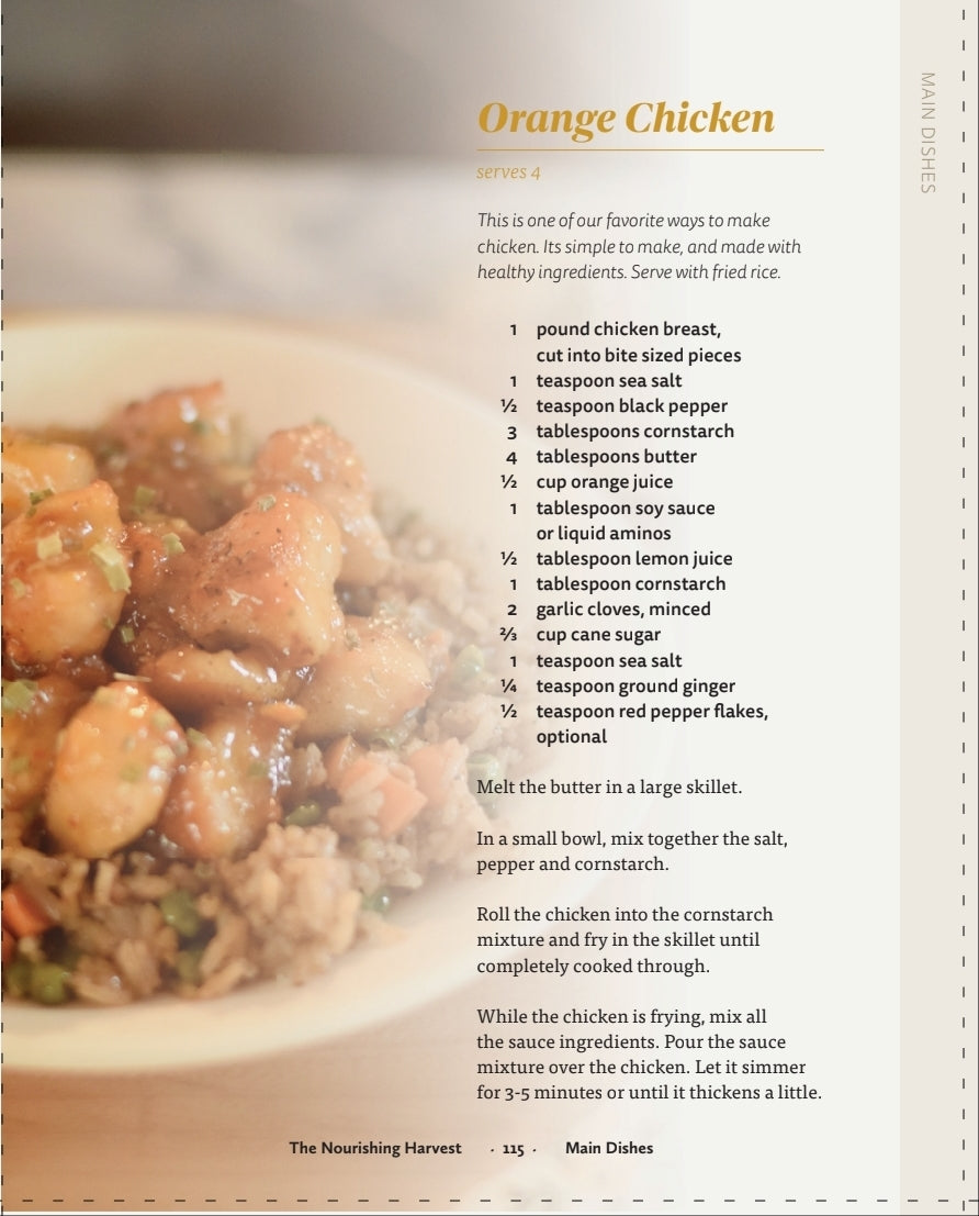 The Nourishing Harvest Cookbook